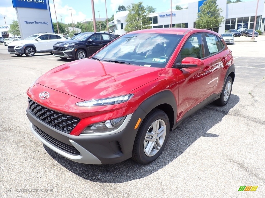 2022 Kona SE AWD - Pulse Red / Gray/Black photo #5