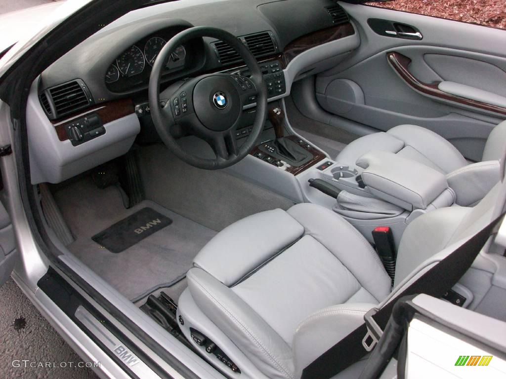 2006 3 Series 330i Convertible - Titanium Silver Metallic / Grey photo #12