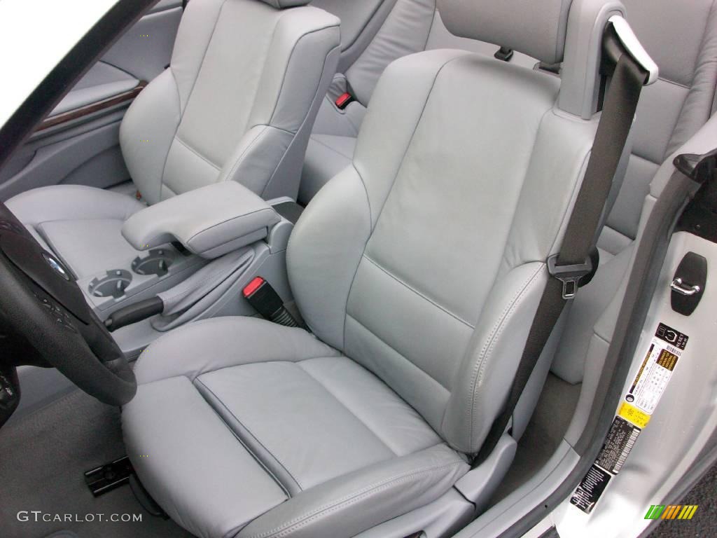 2006 3 Series 330i Convertible - Titanium Silver Metallic / Grey photo #13
