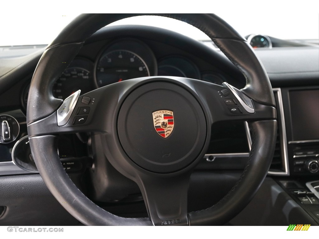 2015 Panamera 4 - Black / Black photo #8