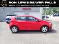 Red Hot 2014 Chevrolet Sonic LS Hatchback