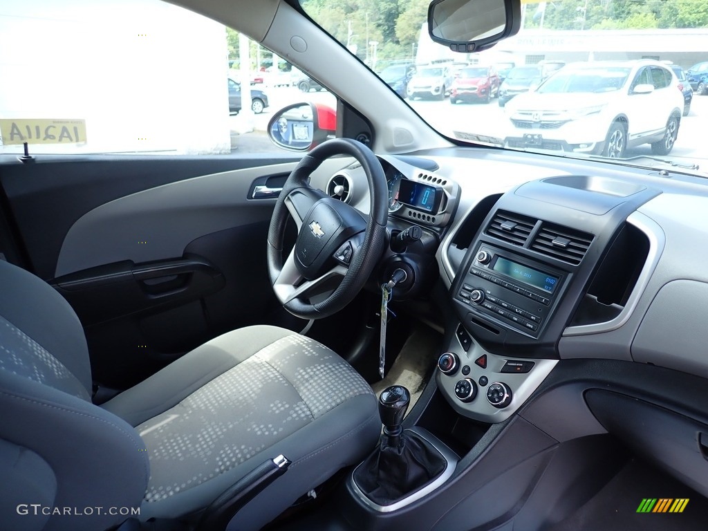 2014 Chevrolet Sonic LS Hatchback Jet Black/Dark Titanium Dashboard Photo #142337257