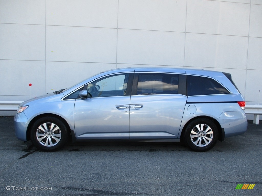 2014 Odyssey EX-L - Celestial Blue Metallic / Gray photo #2