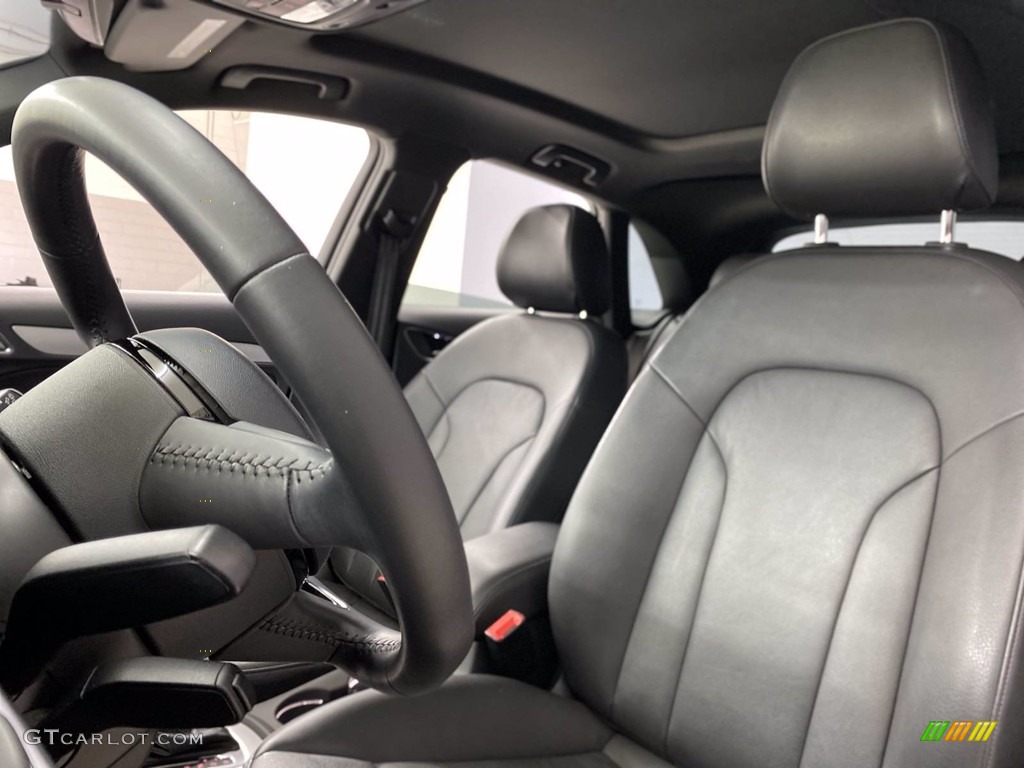 Black Interior 2017 Audi Q3 2.0 TFSI Premium Plus quattro Photo #142338001