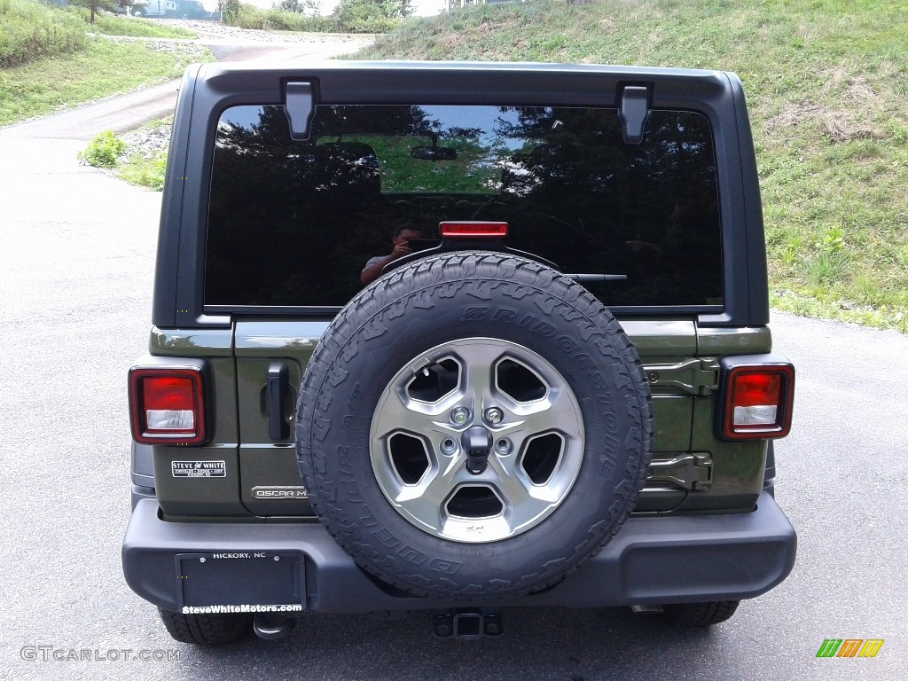 2021 Wrangler Unlimited Freedom Edition 4x4 - Sarge Green / Black photo #9