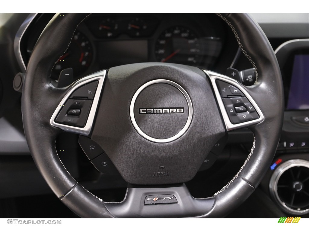2017 Camaro LT Convertible - Hyper Blue Metallic / Jet Black photo #8
