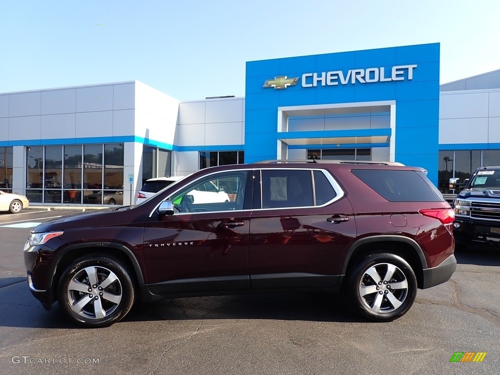 2019 Traverse LT AWD - Black Current Metallic / Dark Atmosphere/Medium Ash Gray photo #3