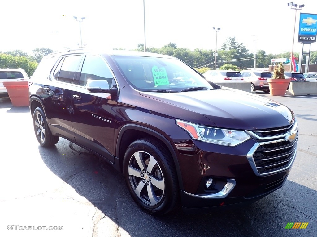 2019 Traverse LT AWD - Black Current Metallic / Dark Atmosphere/Medium Ash Gray photo #11