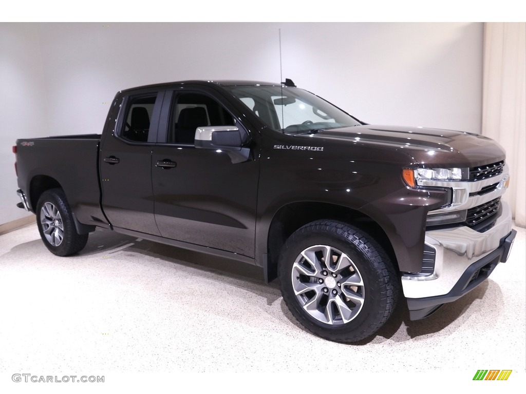 2019 Silverado 1500 LT Double Cab 4WD - Havana Brown Metallic / Jet Black photo #1