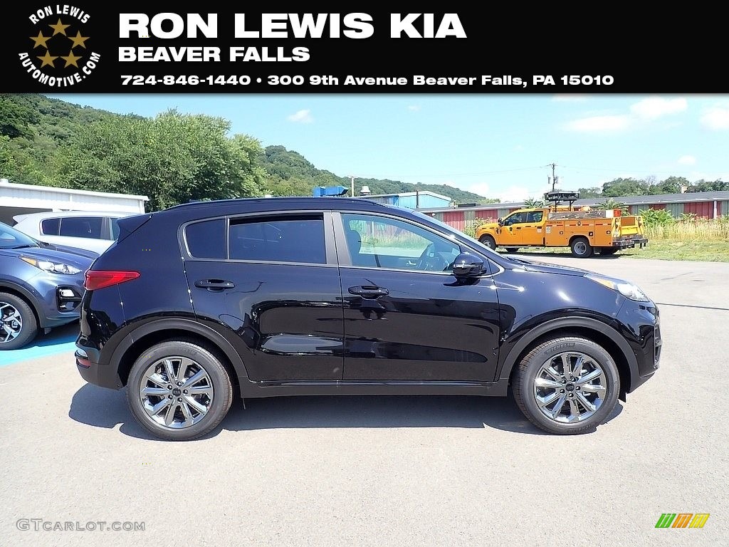 2022 Sportage Nightfall Edition AWD - Black Cherry / Black photo #1