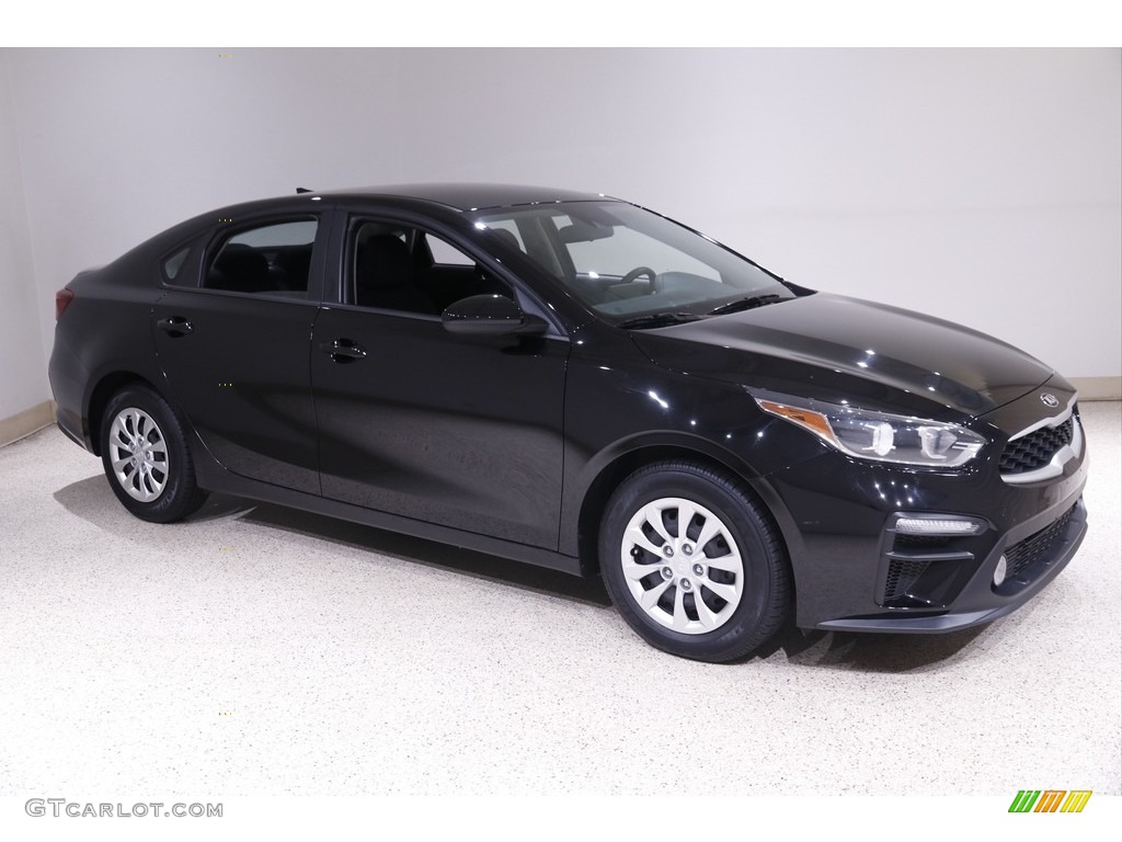 2019 Forte LXS - Aurora Black Pearl / Black photo #1