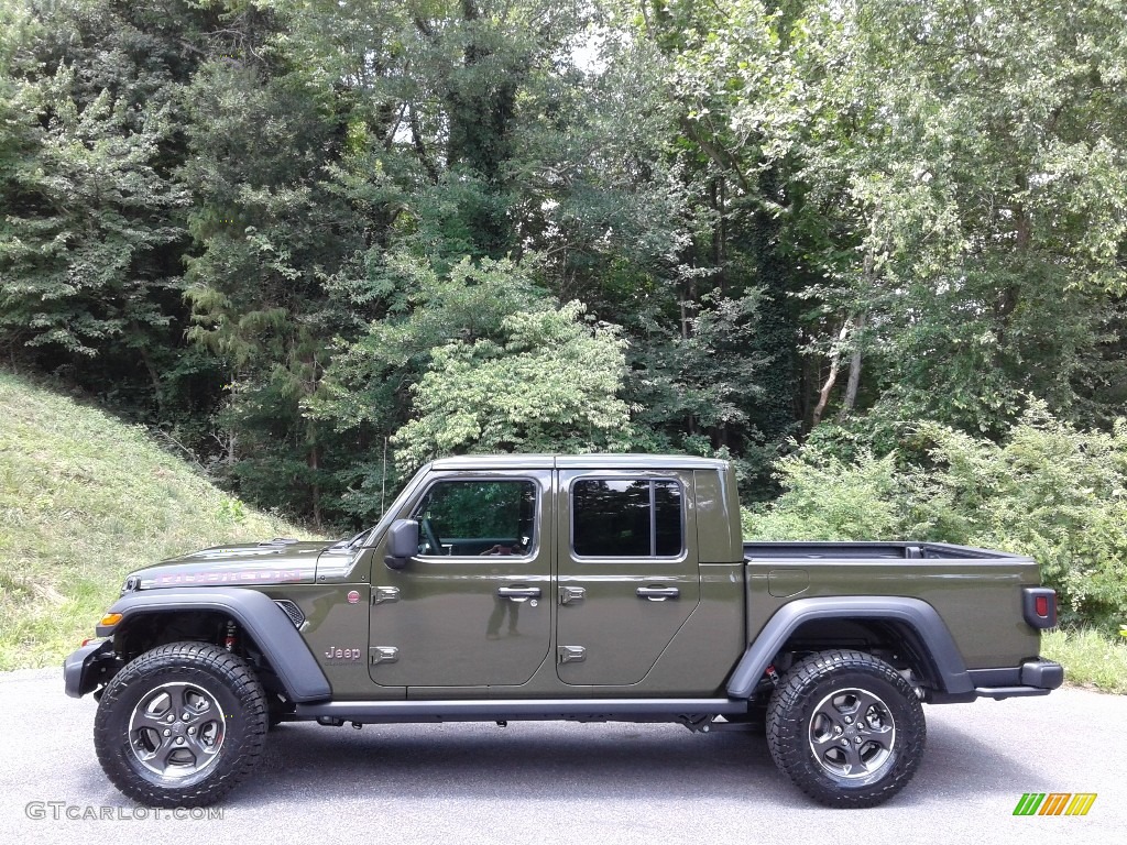 2021 Gladiator Rubicon 4x4 - Sarge Green / Black photo #1