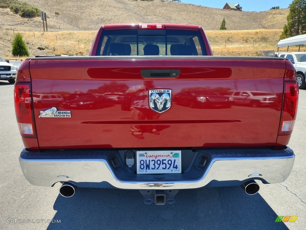 2010 Ram 1500 SLT Crew Cab - Flame Red / Dark Slate/Medium Graystone photo #5