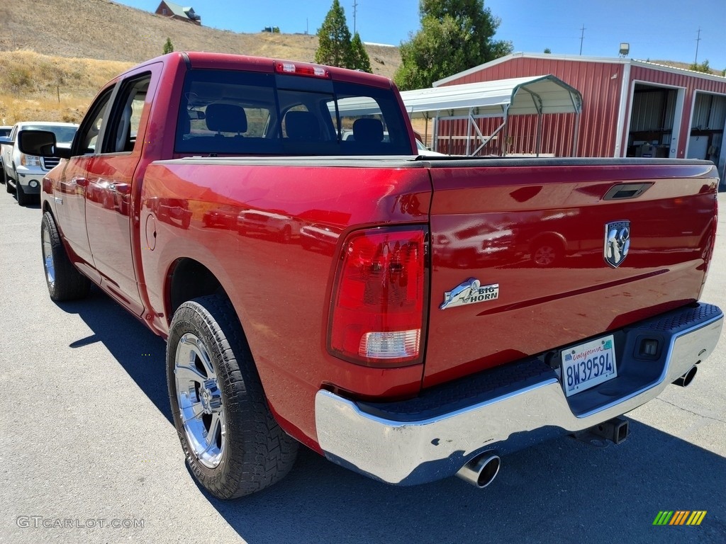 2010 Ram 1500 SLT Crew Cab - Flame Red / Dark Slate/Medium Graystone photo #6