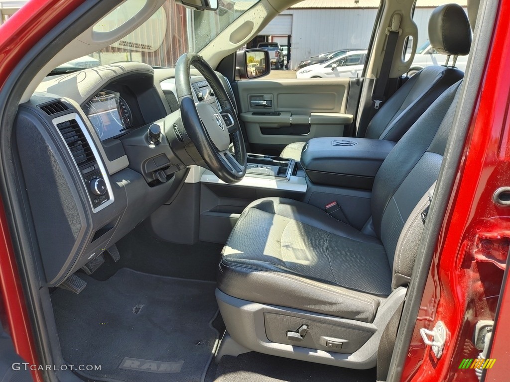 2010 Ram 1500 SLT Crew Cab - Flame Red / Dark Slate/Medium Graystone photo #7
