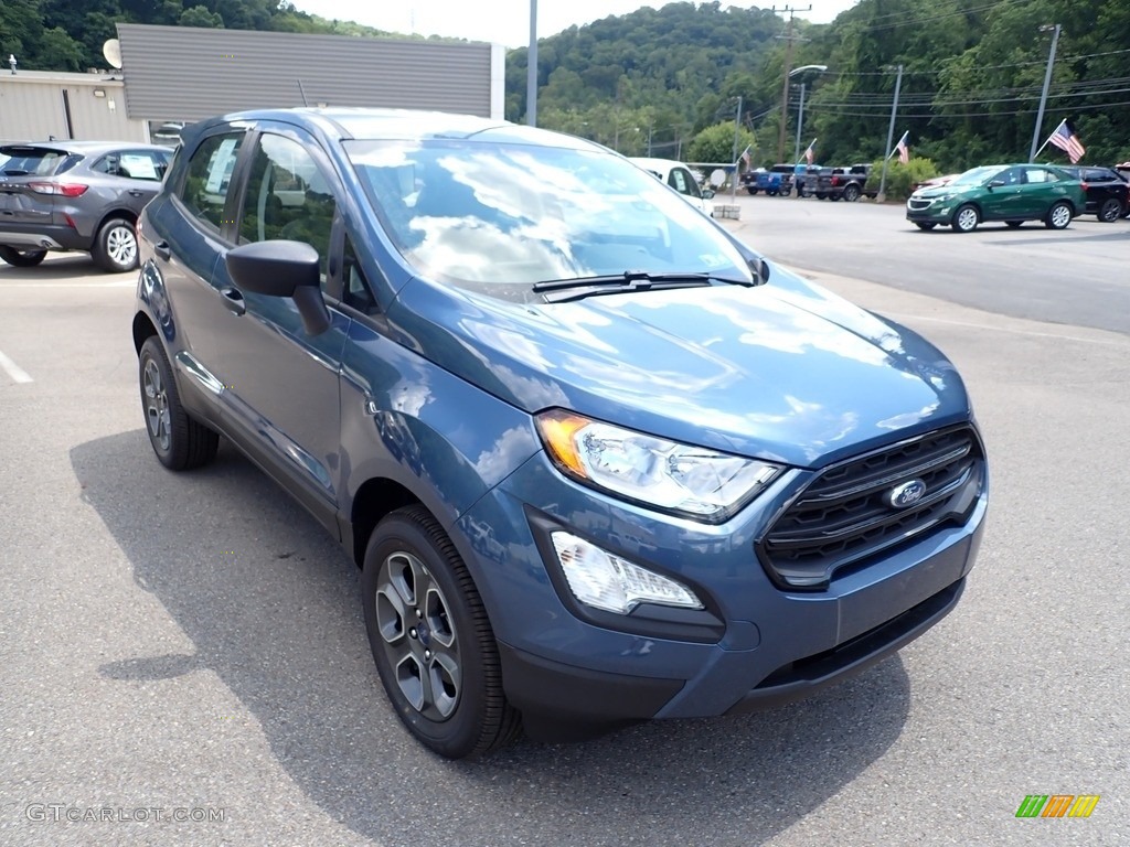 2021 EcoSport S 4WD - Blue Metallic / Medium Stone photo #3