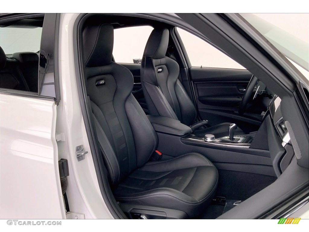 Black Interior 2018 BMW M3 Sedan Photo #142343560