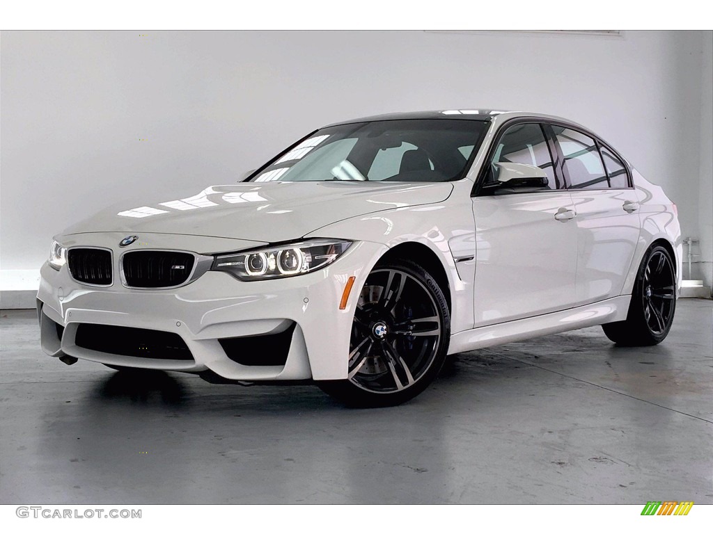 Alpine White 2018 BMW M3 Sedan Exterior Photo #142343707