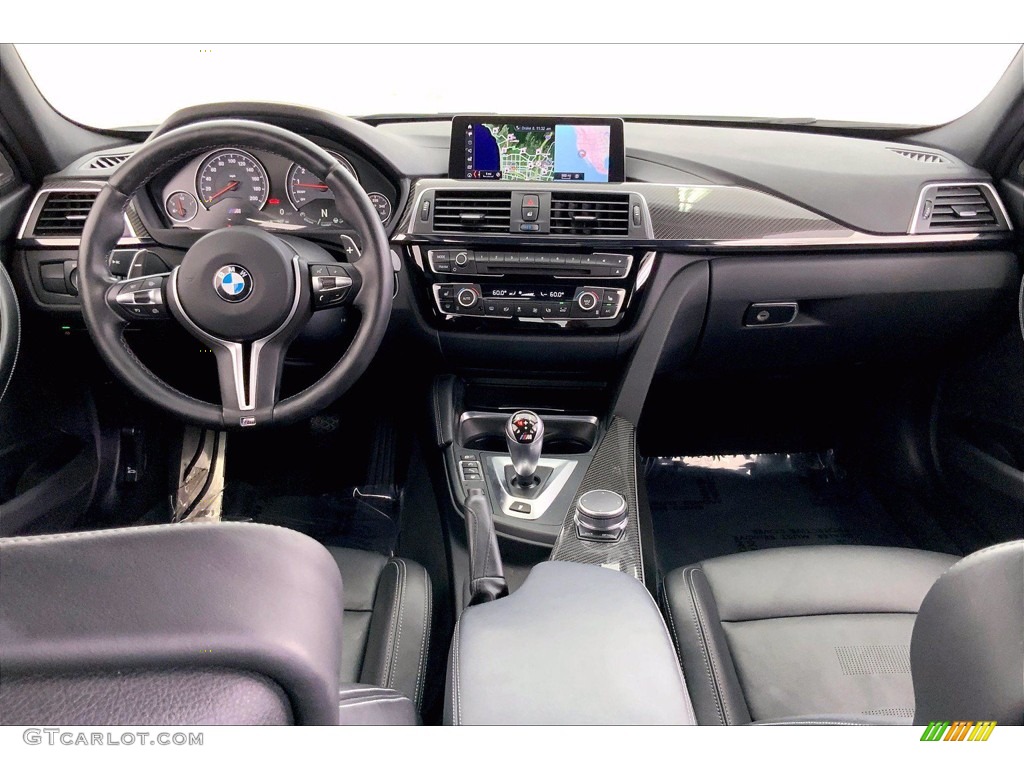 2018 BMW M3 Sedan Black Dashboard Photo #142343788