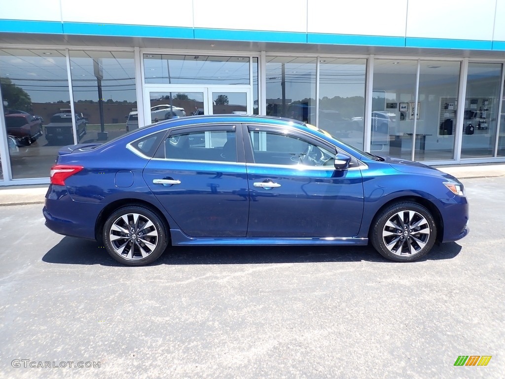 2018 Sentra SR Turbo - Deep Blue Pearl / Charcoal photo #2