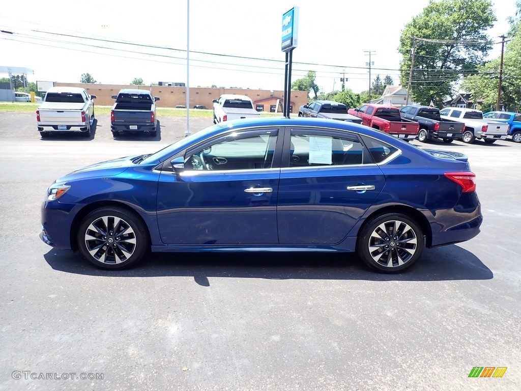 2018 Sentra SR Turbo - Deep Blue Pearl / Charcoal photo #6