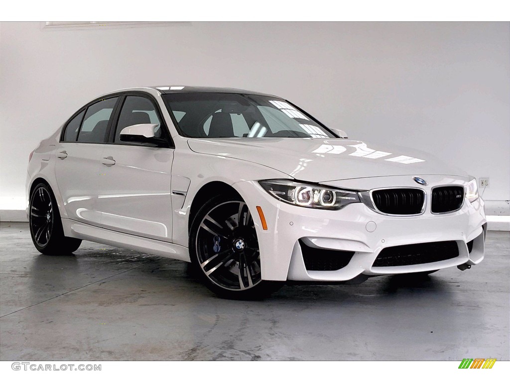 Alpine White 2018 BMW M3 Sedan Exterior Photo #142344313