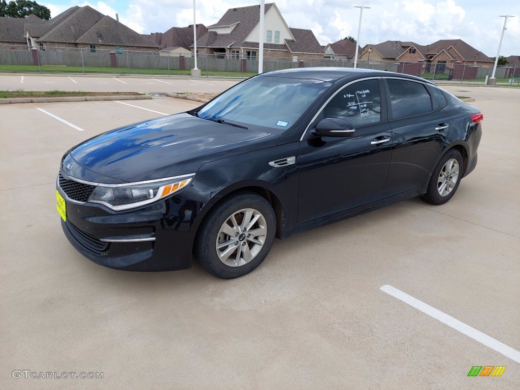 Ebony Black 2016 Kia Optima LX Exterior Photo #142344332