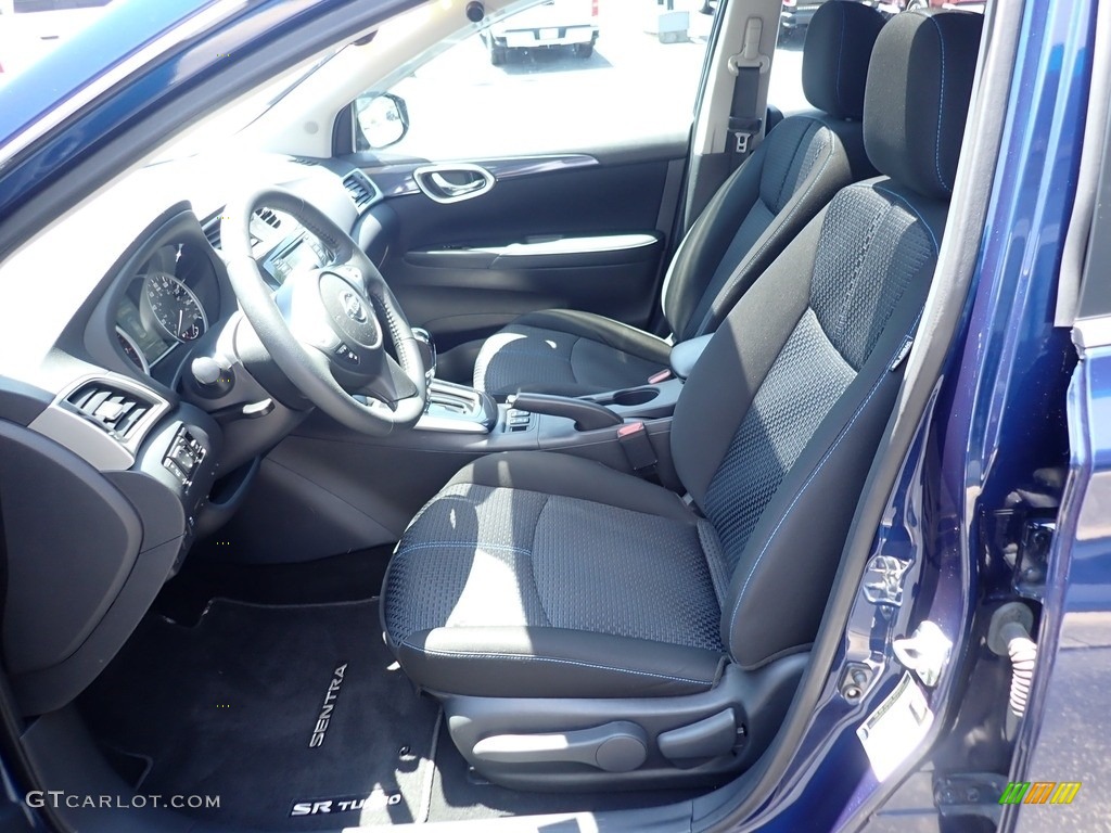 2018 Sentra SR Turbo - Deep Blue Pearl / Charcoal photo #14