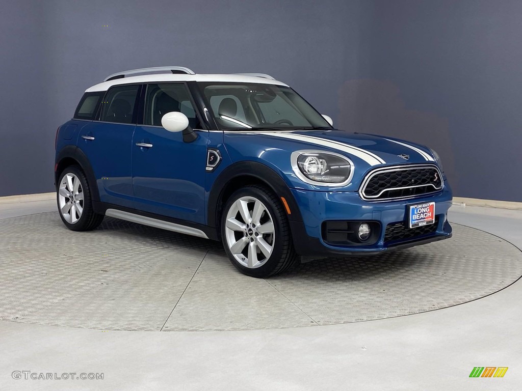 2019 Countryman Cooper S - Island Blue / Carbon Black Cord photo #1