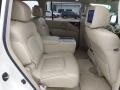 2016 Infiniti QX80 Wheat Interior Rear Seat Photo