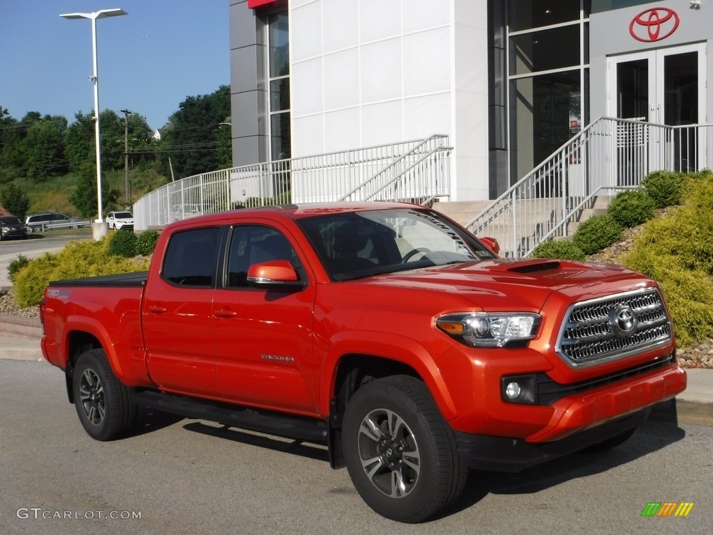 2016 Tacoma TRD Sport Double Cab 4x4 - Inferno Orange / TRD Graphite photo #1