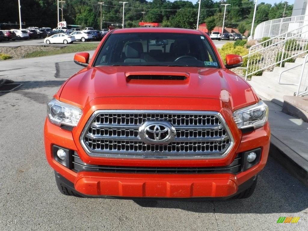 2016 Tacoma TRD Sport Double Cab 4x4 - Inferno Orange / TRD Graphite photo #14