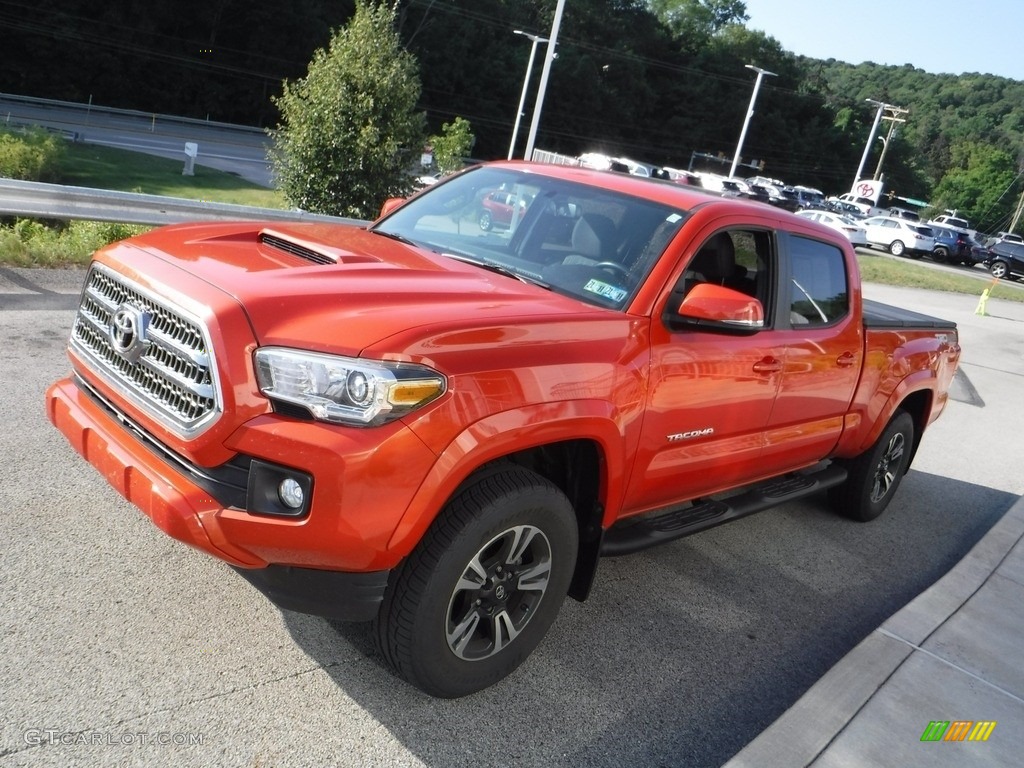 2016 Tacoma TRD Sport Double Cab 4x4 - Inferno Orange / TRD Graphite photo #15