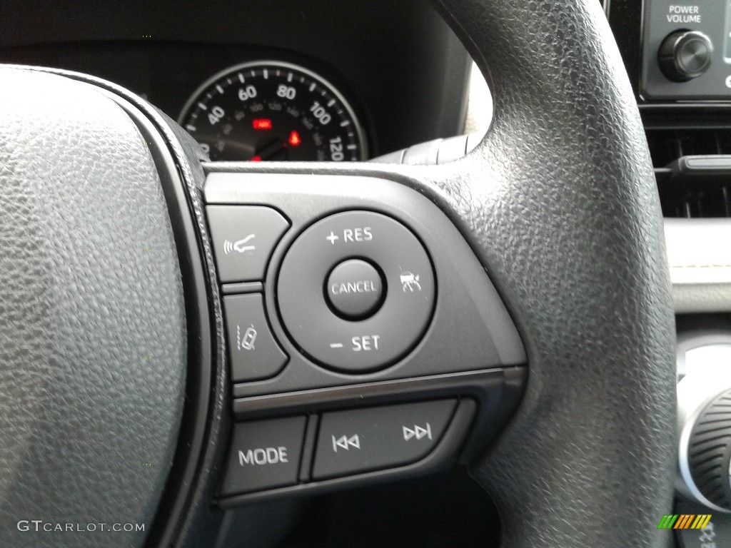 2021 Toyota RAV4 XLE Light Gray Steering Wheel Photo #142346518