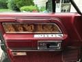 Dark Red 1982 Lincoln Town Car Standard Town Car Model Door Panel