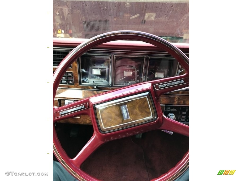 1982 Lincoln Town Car Standard Town Car Model Steering Wheel Photos