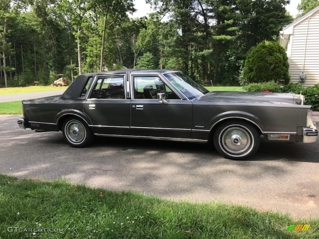 Medium Dark Pewter Metallic 1982 Lincoln Town Car Standard Town Car Model Exterior Photo #142347286