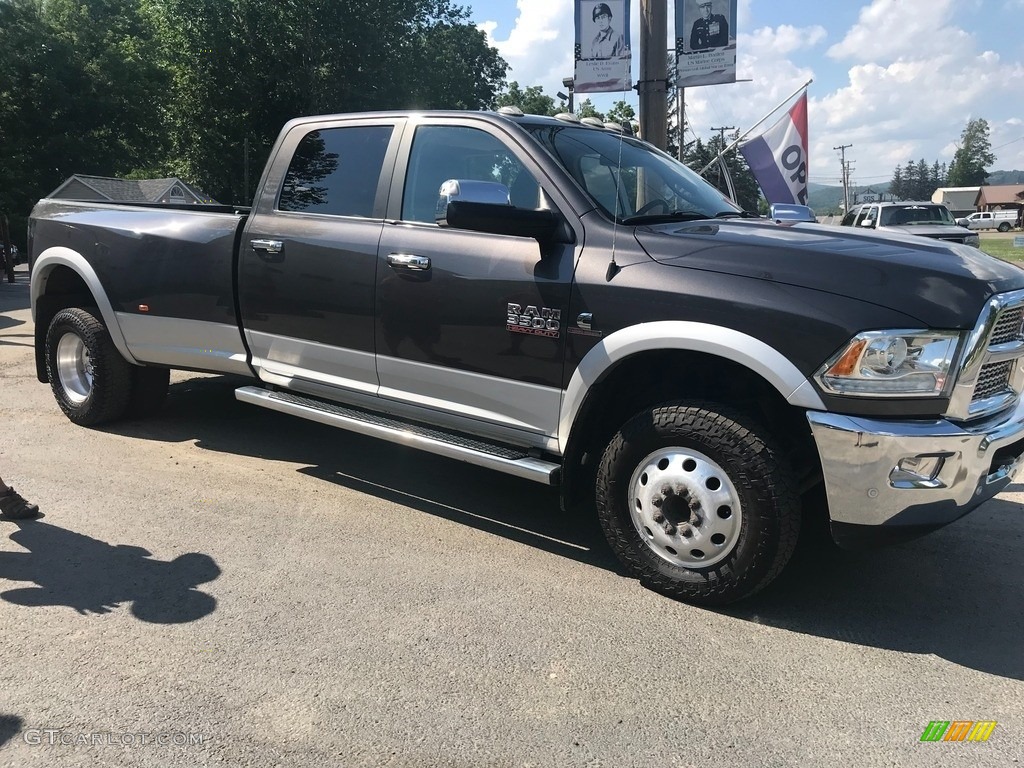 Granite Crystal Metallic 2016 Ram 3500 Laramie Crew Cab 4x4 Exterior Photo #142347535