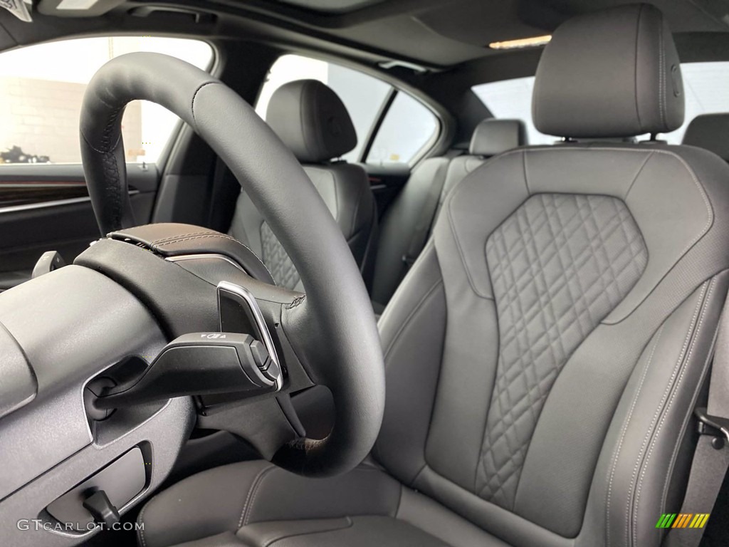 2021 5 Series 540i Sedan - Alpine White / Black photo #13