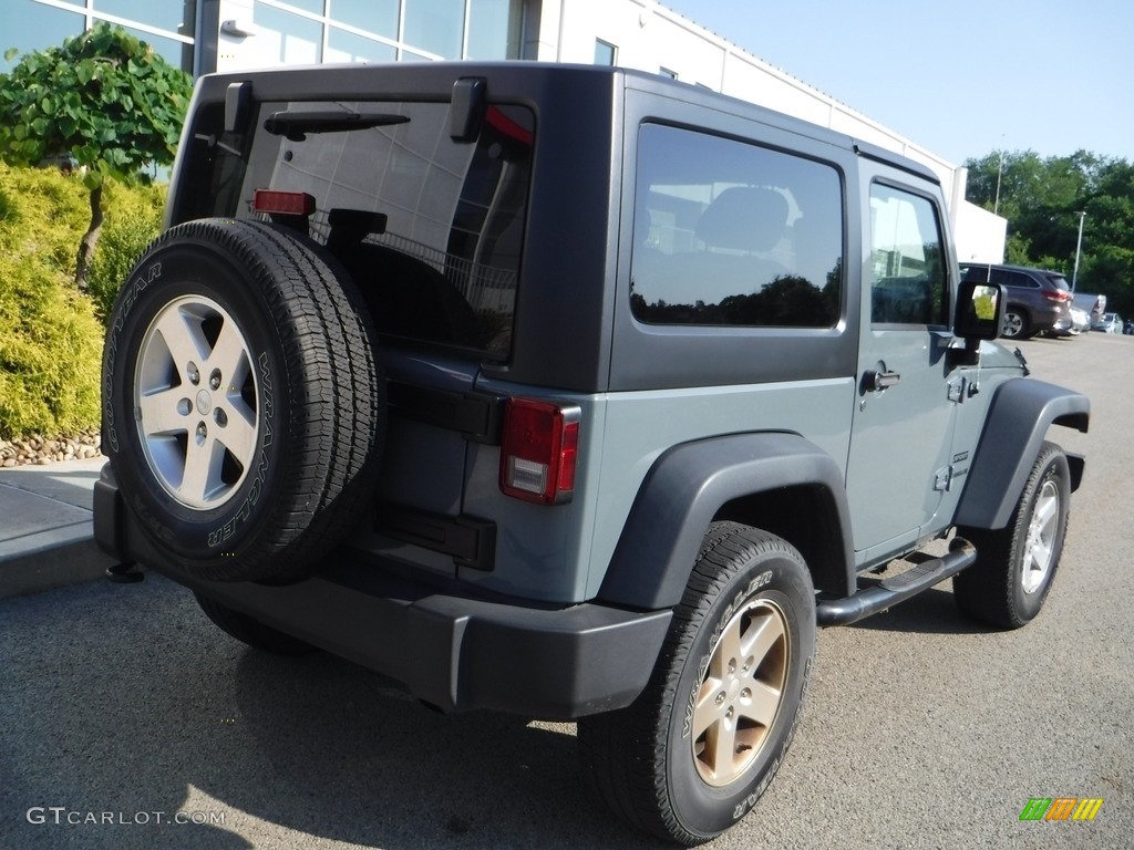 2014 Wrangler Sport 4x4 - Anvil / Black photo #13