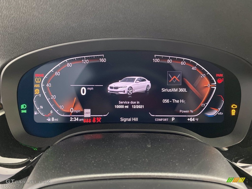 2021 5 Series 540i Sedan - Alpine White / Black photo #17