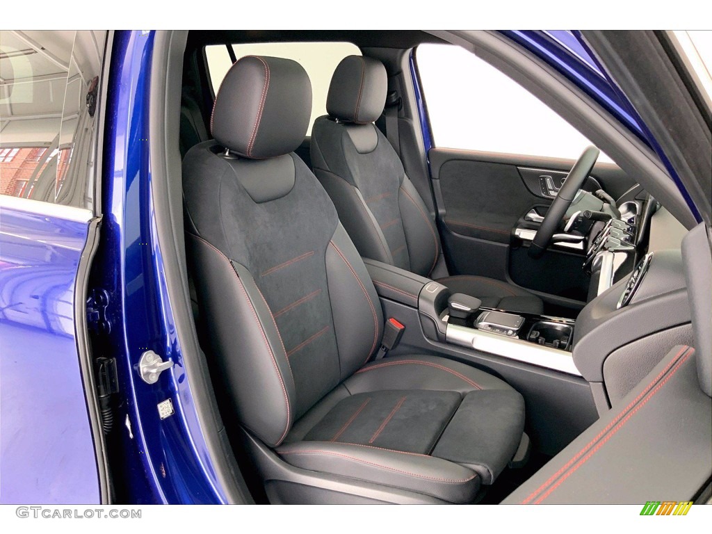 2021 GLB 250 4Matic - Galaxy Blue Metallic / Black/DINAMICA w/Red Stitching photo #5