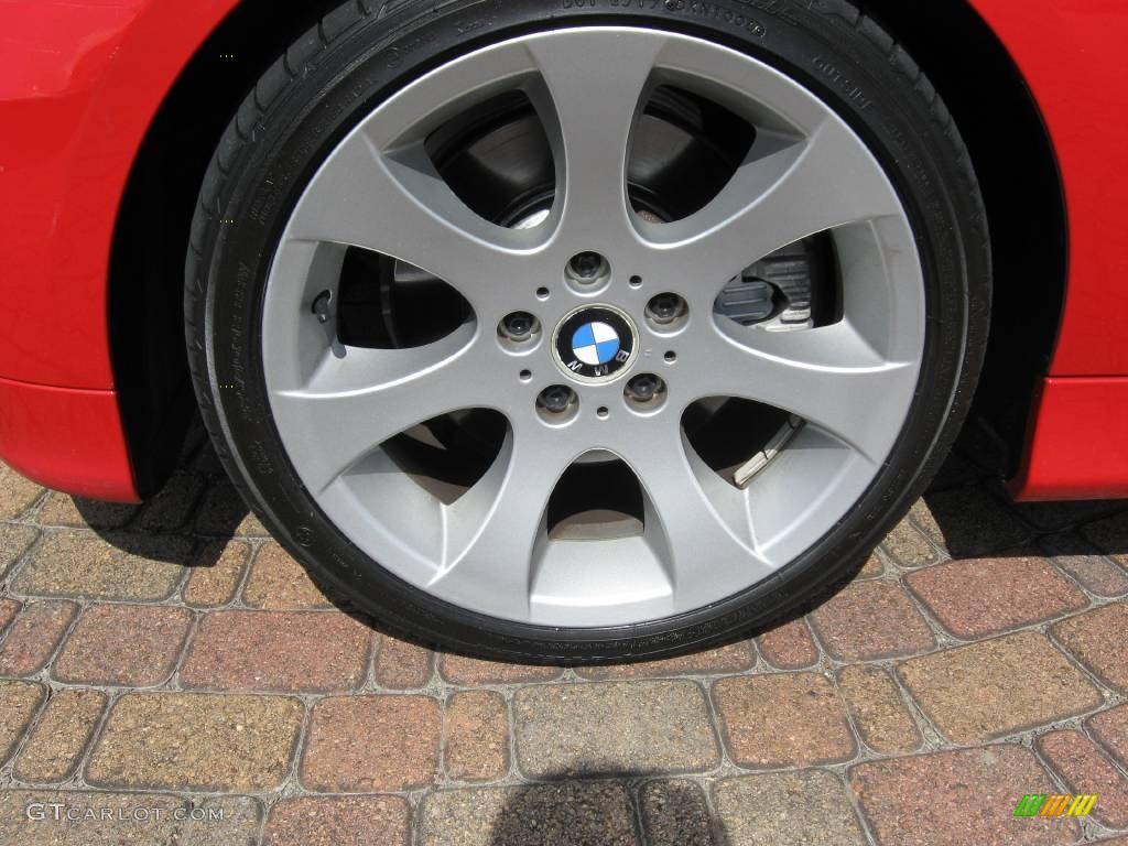 2006 3 Series 330i Sedan - Imola Red / Black photo #6