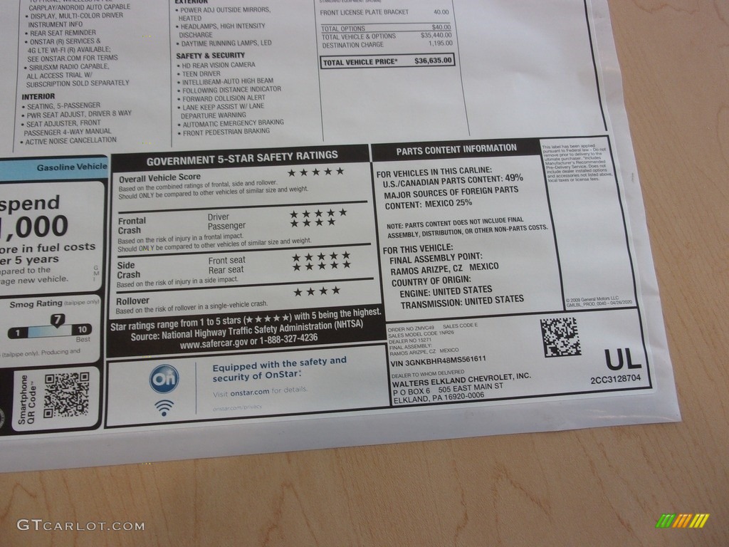 2021 Blazer LT AWD - Pewter Metallic / Jet Black photo #36