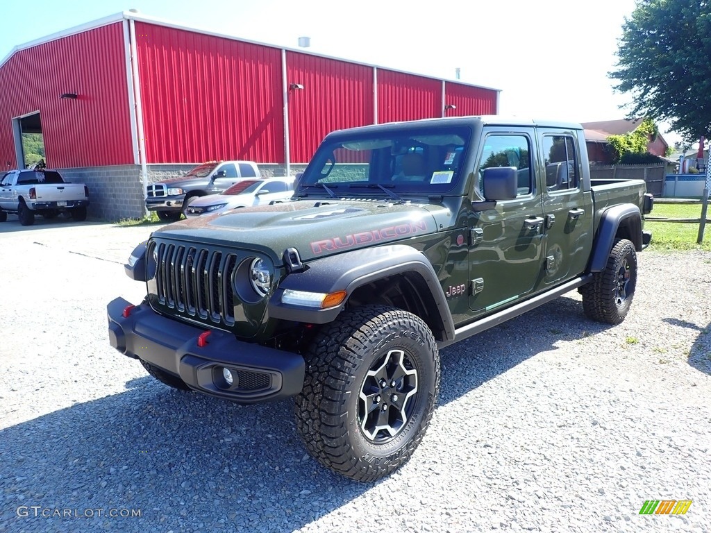 2021 Gladiator Rubicon 4x4 - Sarge Green / Black photo #1