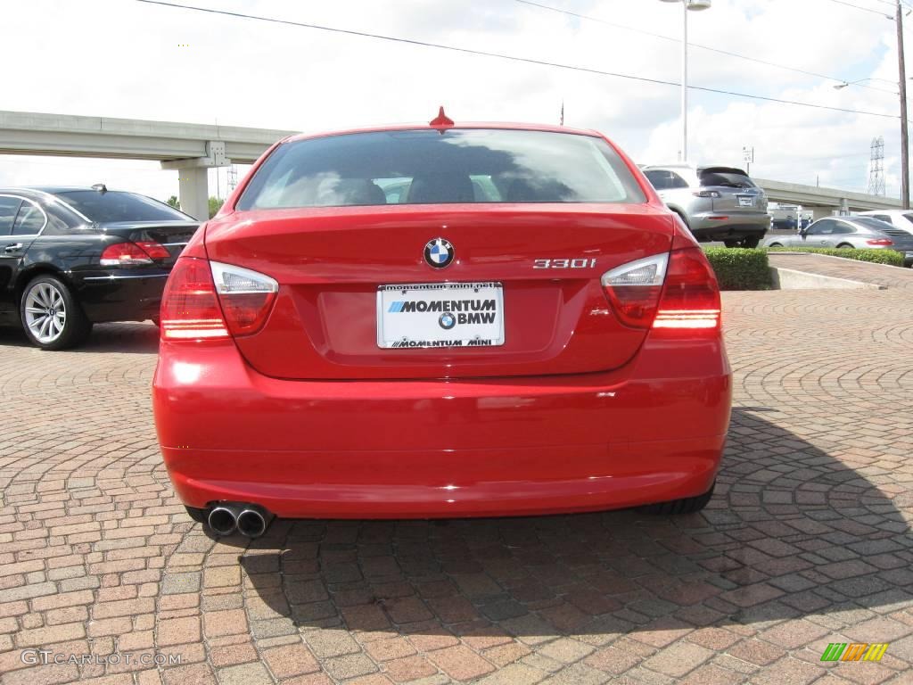 2006 3 Series 330i Sedan - Imola Red / Black photo #10