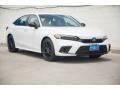 Platinum White Pearl 2022 Honda Civic Sport Sedan