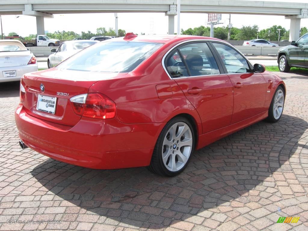 2006 3 Series 330i Sedan - Imola Red / Black photo #11