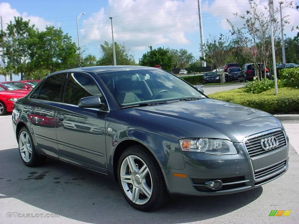 2006 A4 2.0T Sedan - Dolphin Gray Metallic / Platinum photo #7