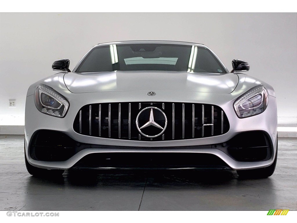 2018 AMG GT C Roadster - designo Iridium Silver Magno (Matte) / Red Pepper/Black photo #2